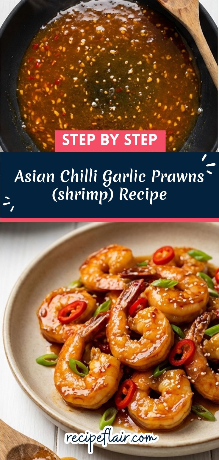 Asian Chilli Garlic Prawns (shrimp) Recipe