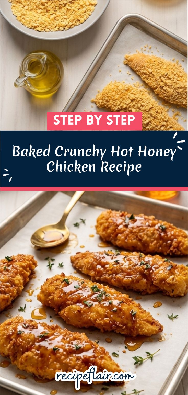 Baked Crunchy Hot Honey Chicken Recipe