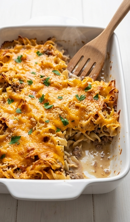 Easy Beef Noodle Casserole Recipe for Busy Family Dinners