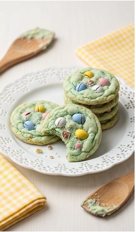 Cadbury Egg Cookies Recipe for Easter | Soft & Chewy Treats