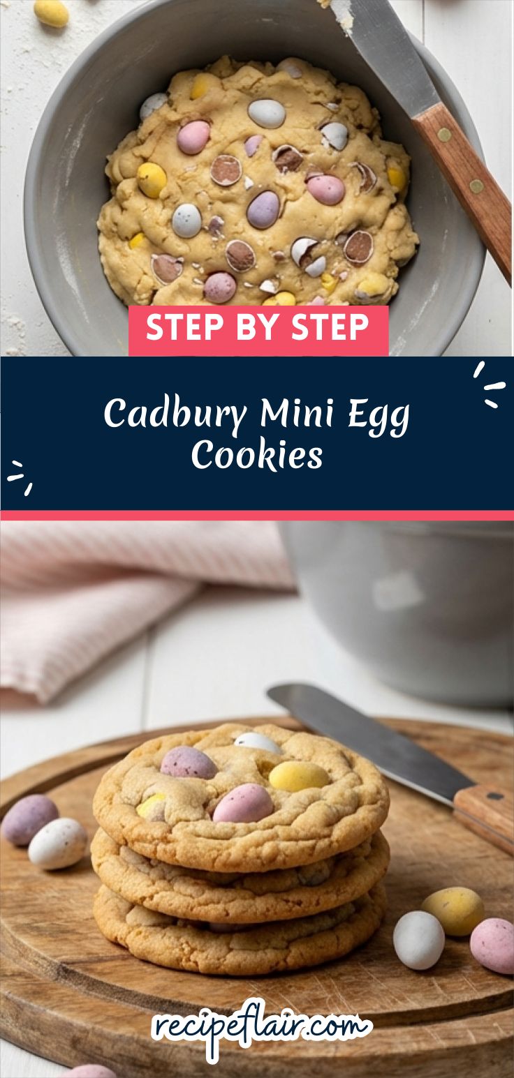Cadbury Mini Egg Cookies Recipe