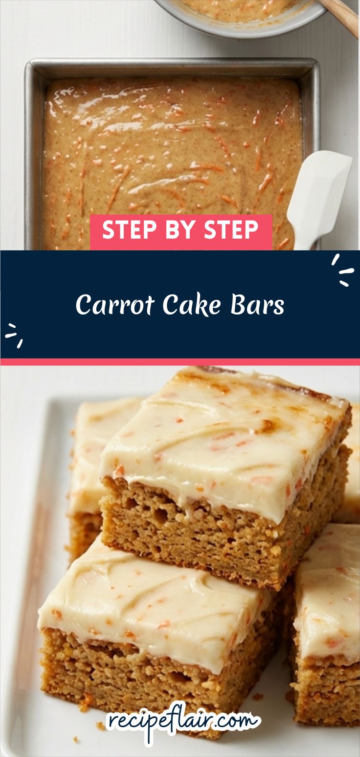 Carrot Cake Bars Recipe