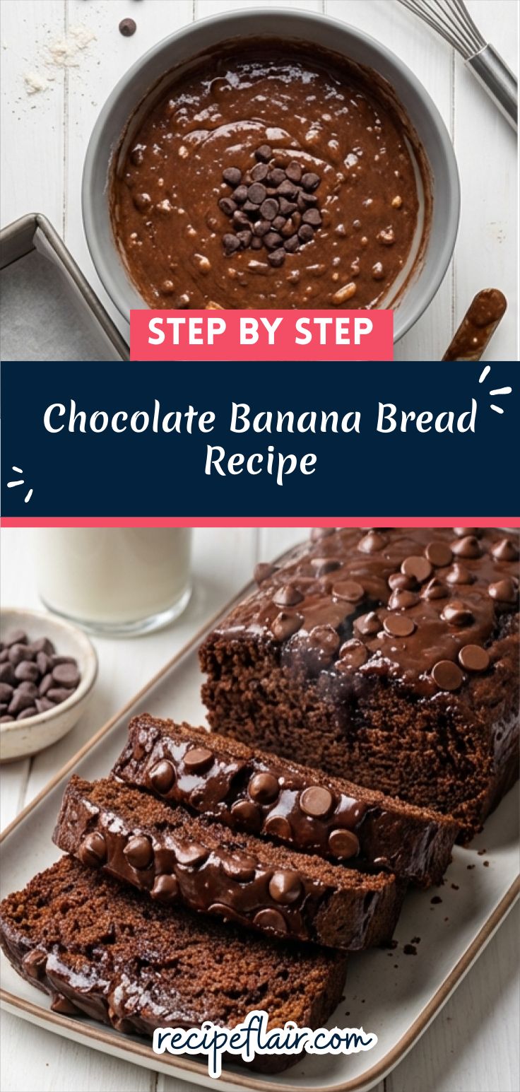 Chocolate Banana Bread Recipe