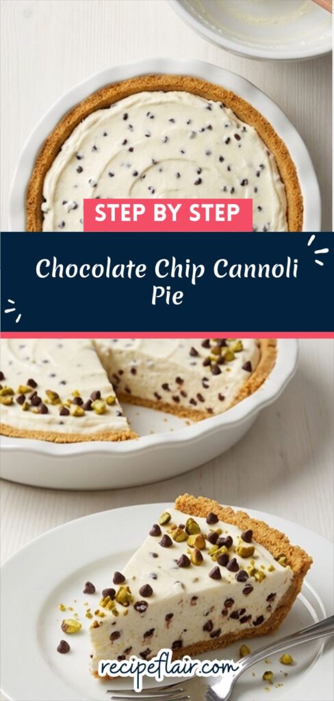 Chocolate Chip Cannoli Pie Recipe