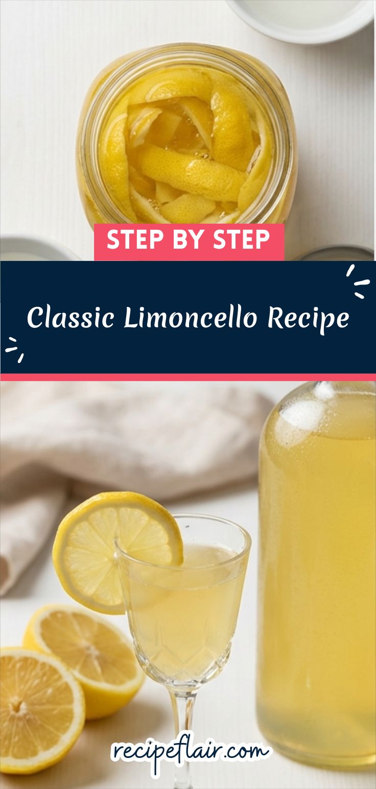 Classic Limoncello Recipe