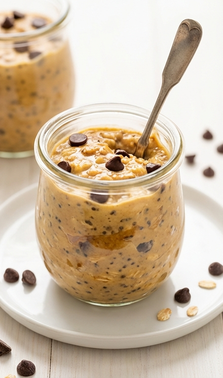 Cookie Dough Overnight Oats Recipe | Vegan, Gluten-Free Breakfast