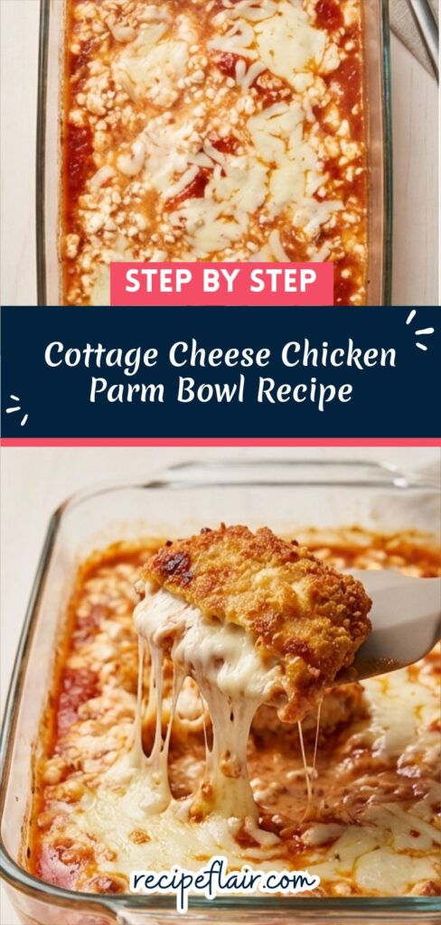 Cottage Cheese Chicken Parm Bowl Recipe
