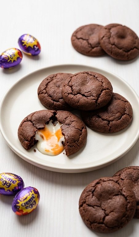 Cadbury Egg Cookies Recipe: Gooey Creme Egg Stuffed Treats