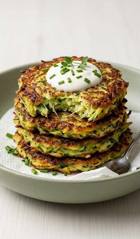 Crispy Zucchini Fritters Recipe for Fresh Spring Recipes