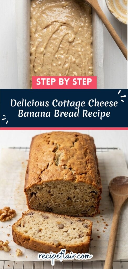 Delicious Cottage Cheese Banana Bread Recipe
