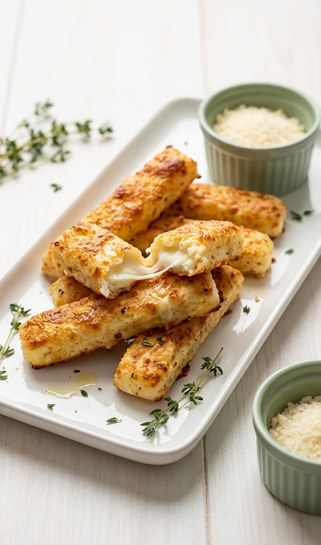 Easy Cheesy Cottage Cheese Sticks Recipe for Family Snacking