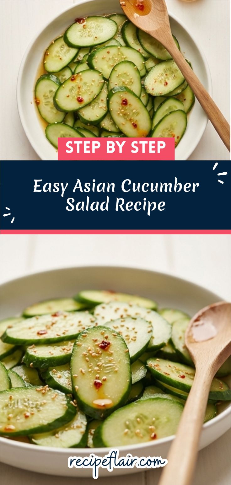 Easy Asian Cucumber Salad Recipe