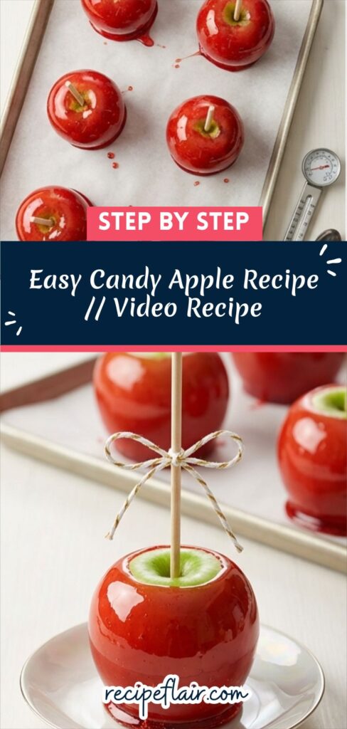 Easy Candy Apple Recipe // Video Recipe