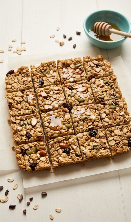Healthy No-Bake Granola Bars Recipe for Easy Family Snacks