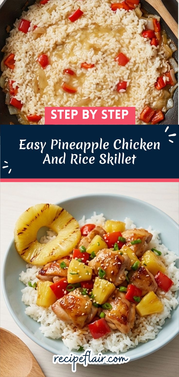 Easy Pineapple Chicken And Rice Skillet Recipe
