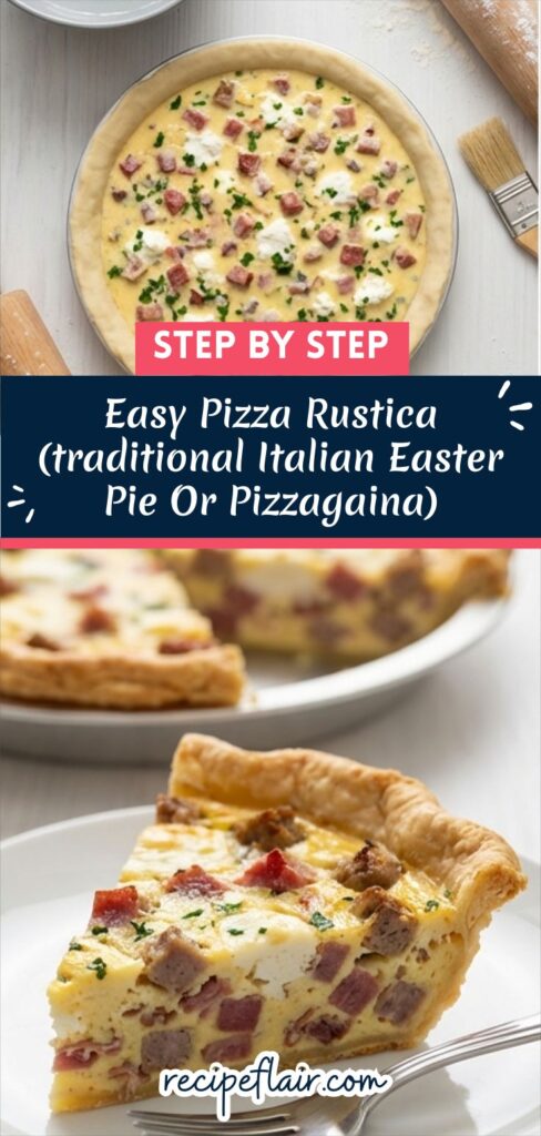 Easy Pizza Rustica (traditional Italian Easter Pie Or Pizzagaina) Recipe