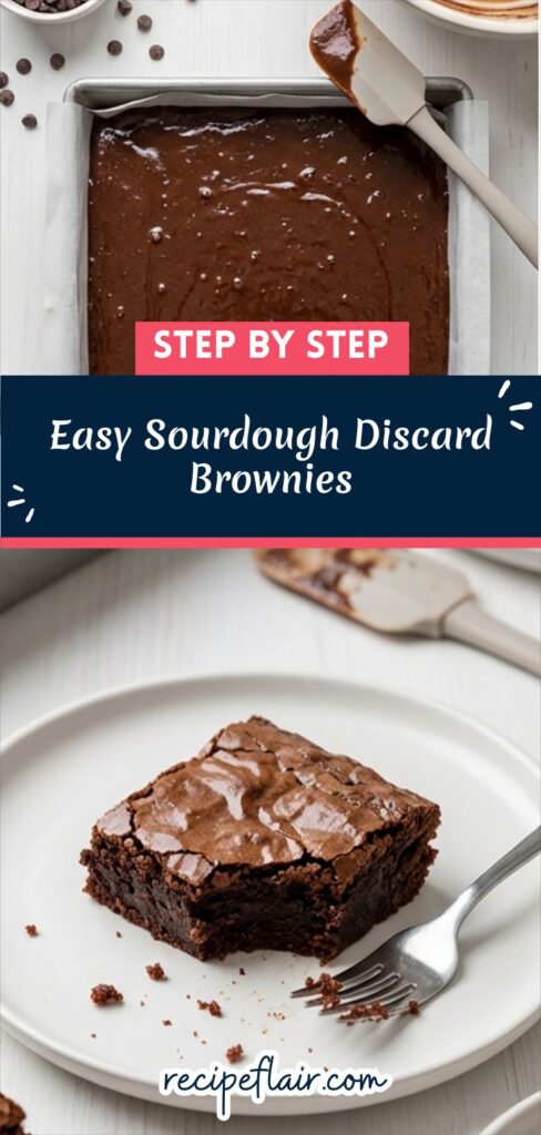 Easy Sourdough Discard Brownies Recipe
