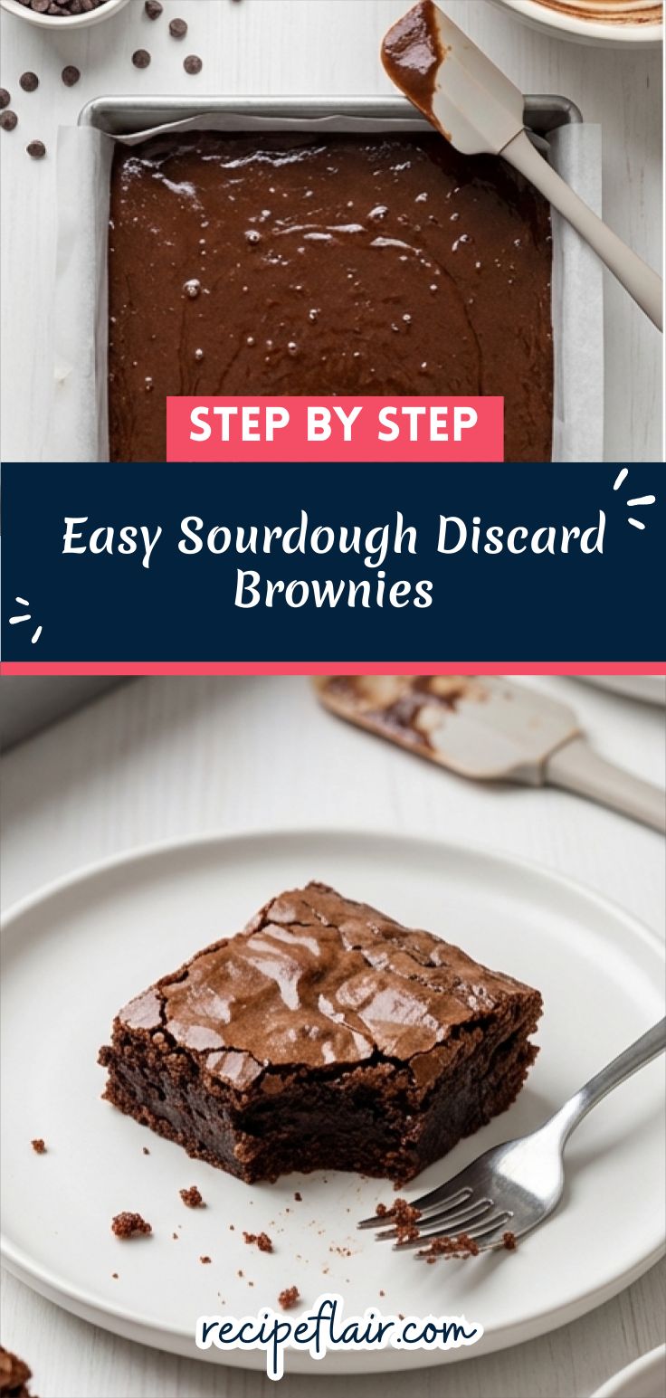 Easy Sourdough Discard Brownies Recipe