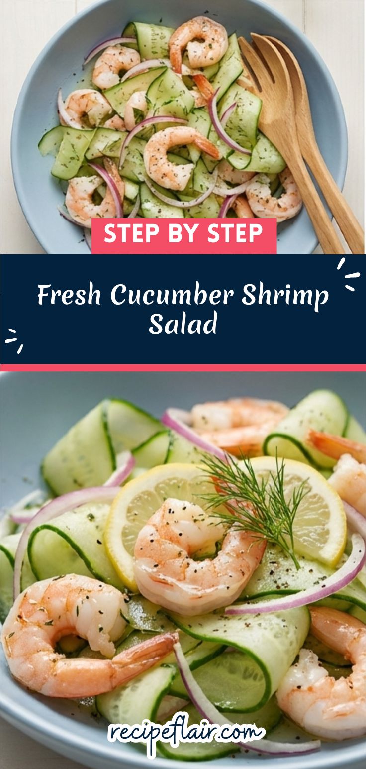 Fresh Cucumber Shrimp Salad Recipe