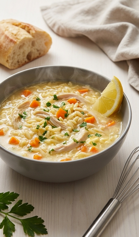 Greek Lemon Chicken Soup Recipe: Cozy Spring Soup for the Family