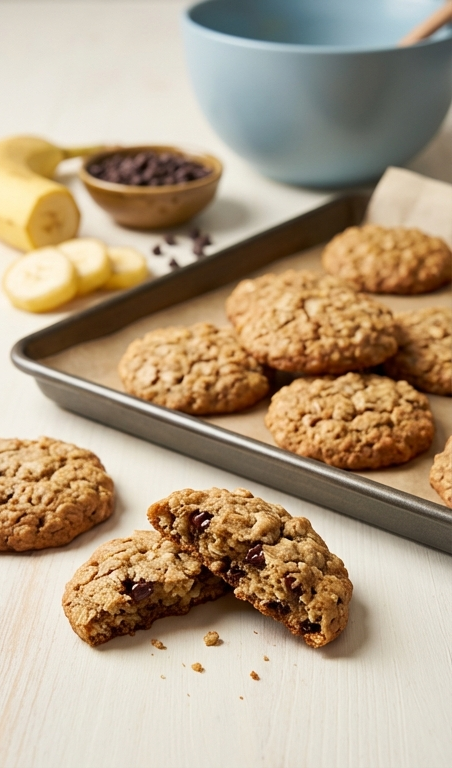 Healthy Snacks: 3-Ingredient Banana Oatmeal Cookies Recipe