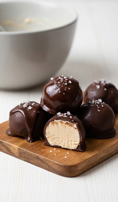 Healthy Frozen Peanut Butter Greek Yogurt Bites Recipe to Try