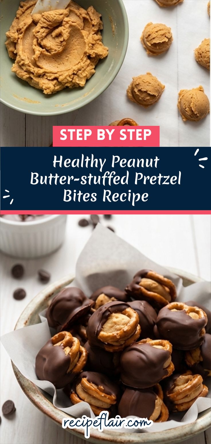 Healthy Peanut Butter-stuffed Pretzel Bites Recipe