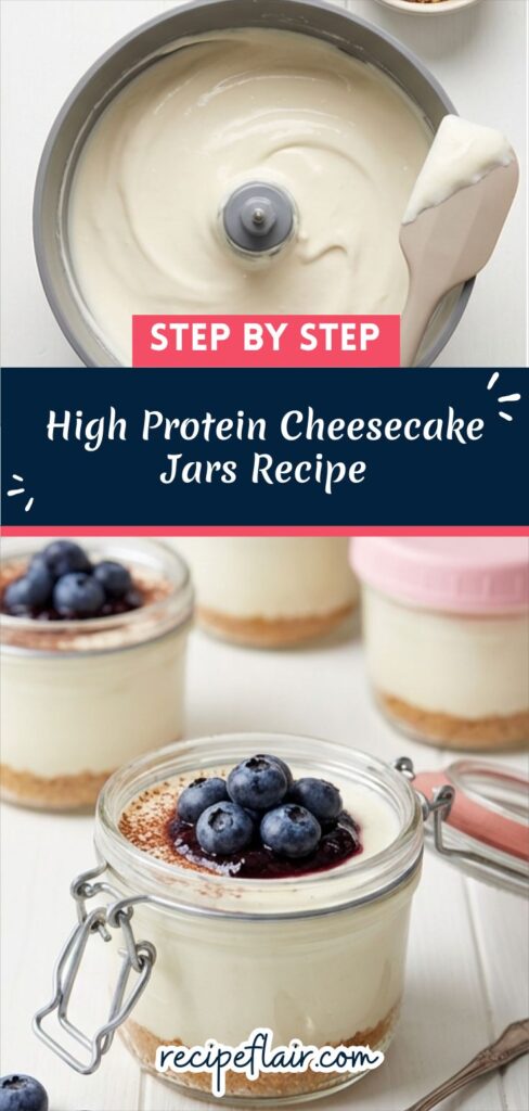 High Protein Cheesecake Jars Recipe