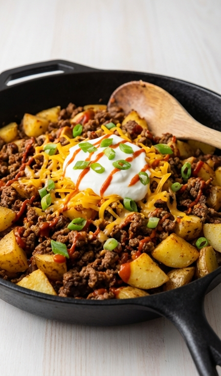 High Protein Ground Beef With Potatoes Recipe for Busy Nights