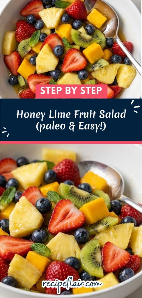 Honey Lime Fruit Salad (paleo & Easy!) Recipe