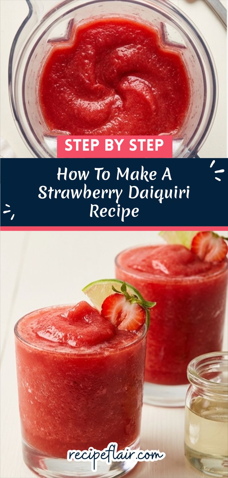 How To Make A Strawberry Daiquiri Recipe