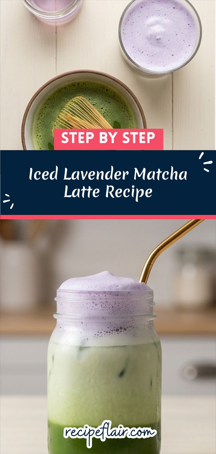 Iced Lavender Matcha Latte Recipe