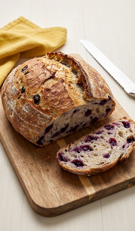 Blueberry Lemon Sourdough Bread Recipe for Fresh Homemade Loaf