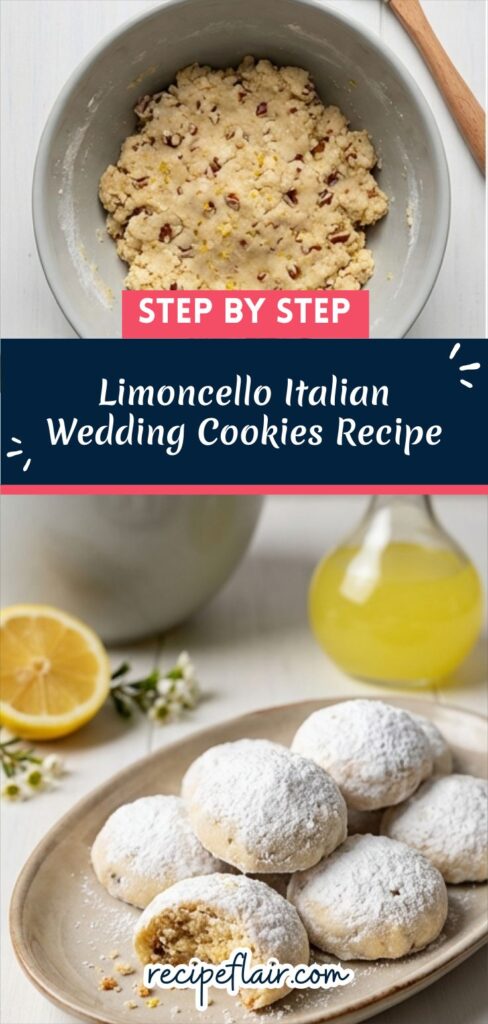 Limoncello Italian Wedding Cookies Recipe
