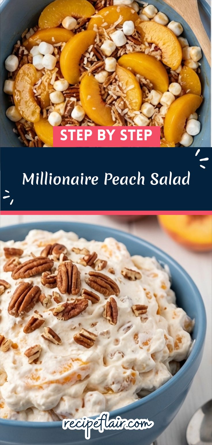 Millionaire Peach Salad Recipe
