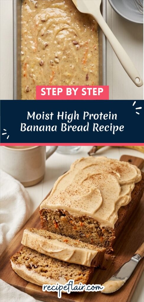 Moist High Protein Banana Bread Recipe