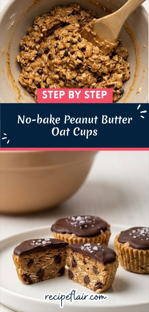 No-bake Peanut Butter Oat Cups Recipe
