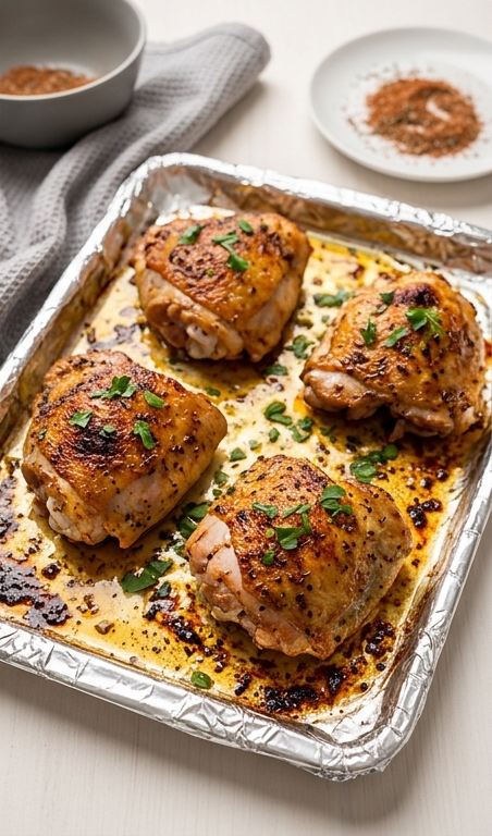Juicy Oven Baked Chicken Thighs Recipe the Whole Family Loves