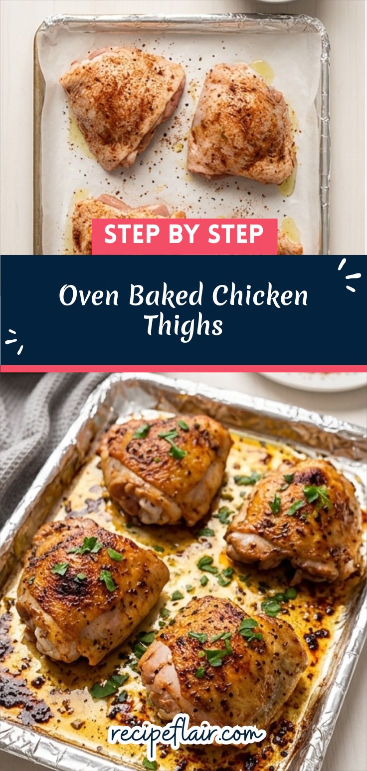 Oven Baked Chicken Thighs Recipe