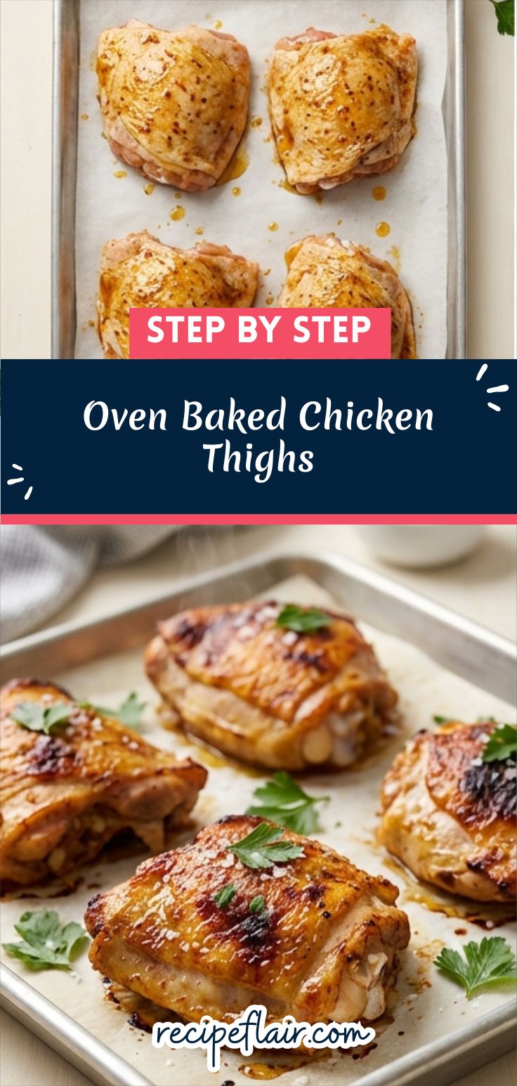 Oven Baked Chicken Thighs Recipe