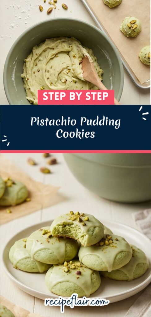 Pistachio Pudding Cookies Recipe