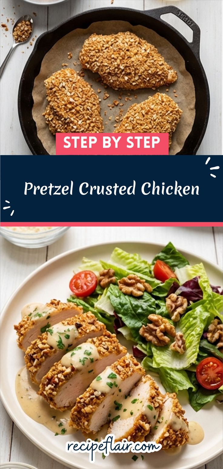 Pretzel Crusted Chicken