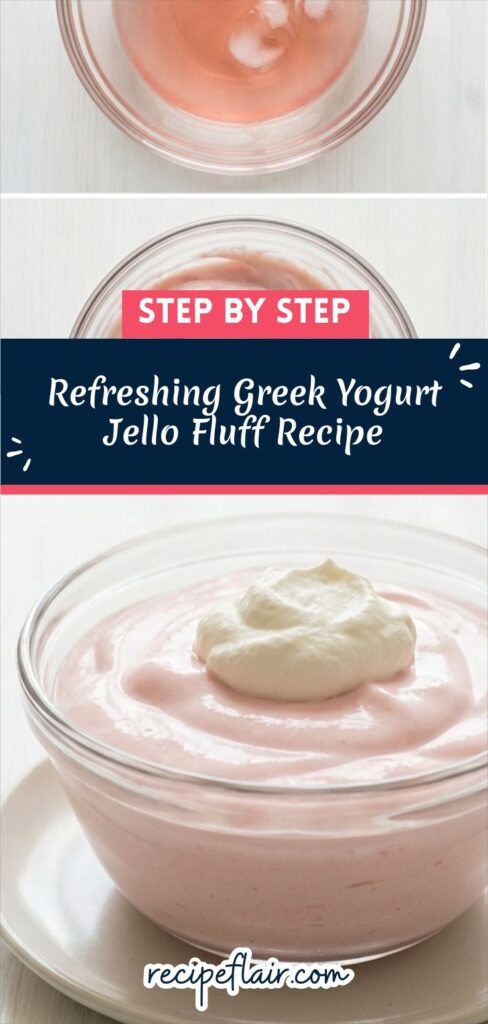 Refreshing Greek Yogurt Jello Fluff Recipe