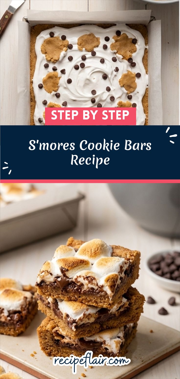 S'mores Cookie Bars Recipe