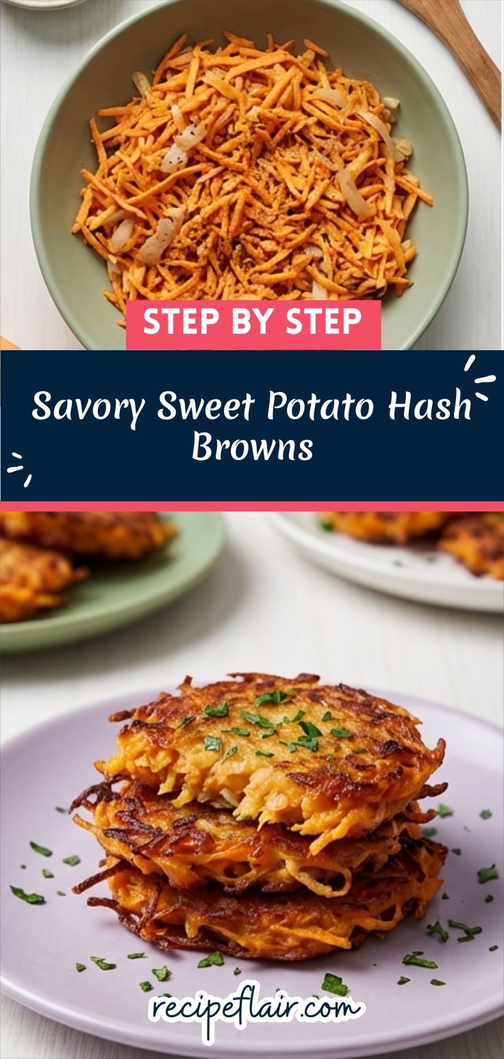Savory Sweet Potato Hash Browns Recipe