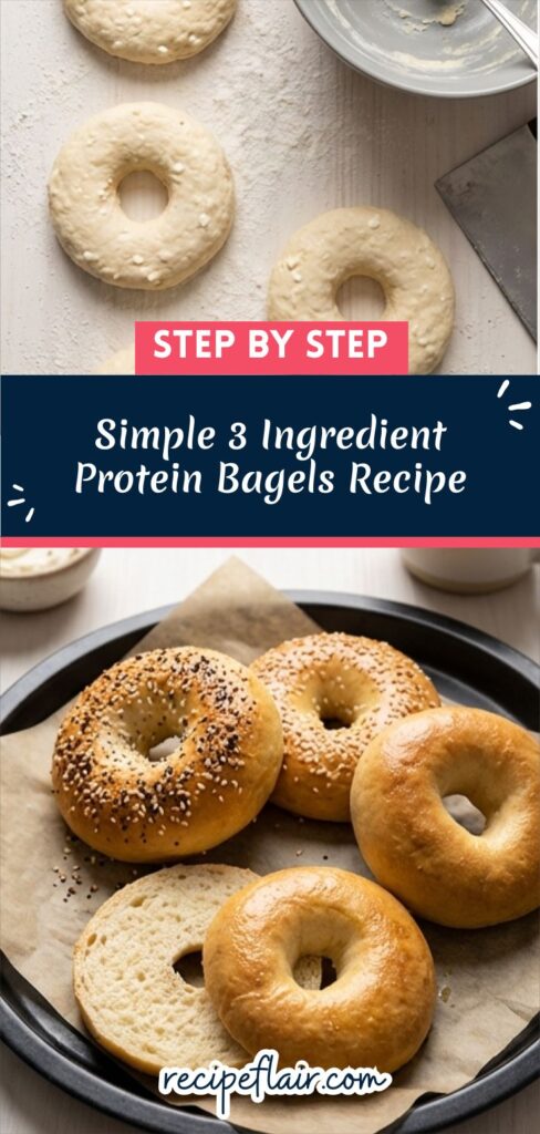 Simple 3 Ingredient Protein Bagels Recipe