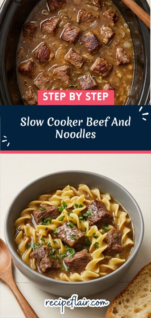 Slow Cooker Beef And Noodles Recipe
