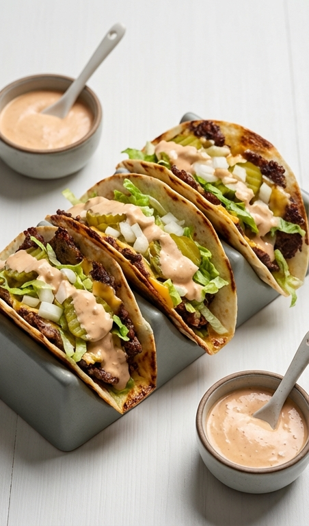 Smash Burger Tacos Recipe with Ground Turkey – Easy Family Dinner