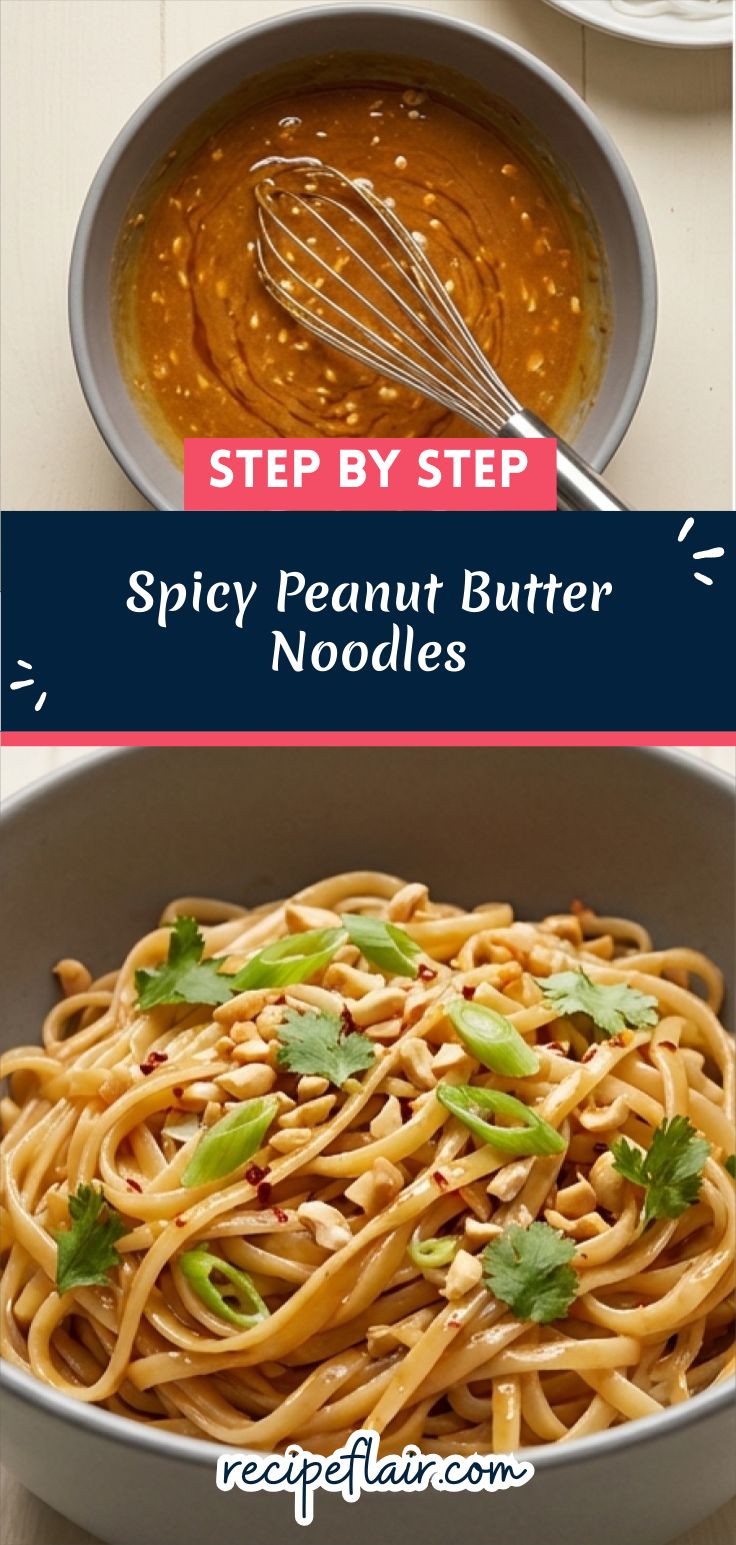 Spicy Peanut Butter Noodles Recipe