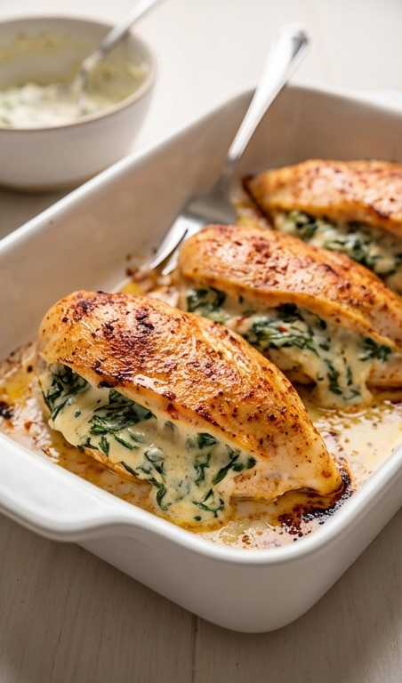 Easy Spinach Stuffed Chicken Breast Recipe for Family Dinners